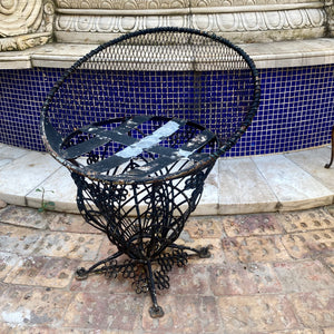 Wrought Iron Tub Chair