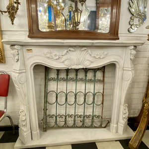 White Marble Fire Surround - SOLD