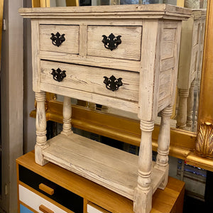 White Washed Telephone Table