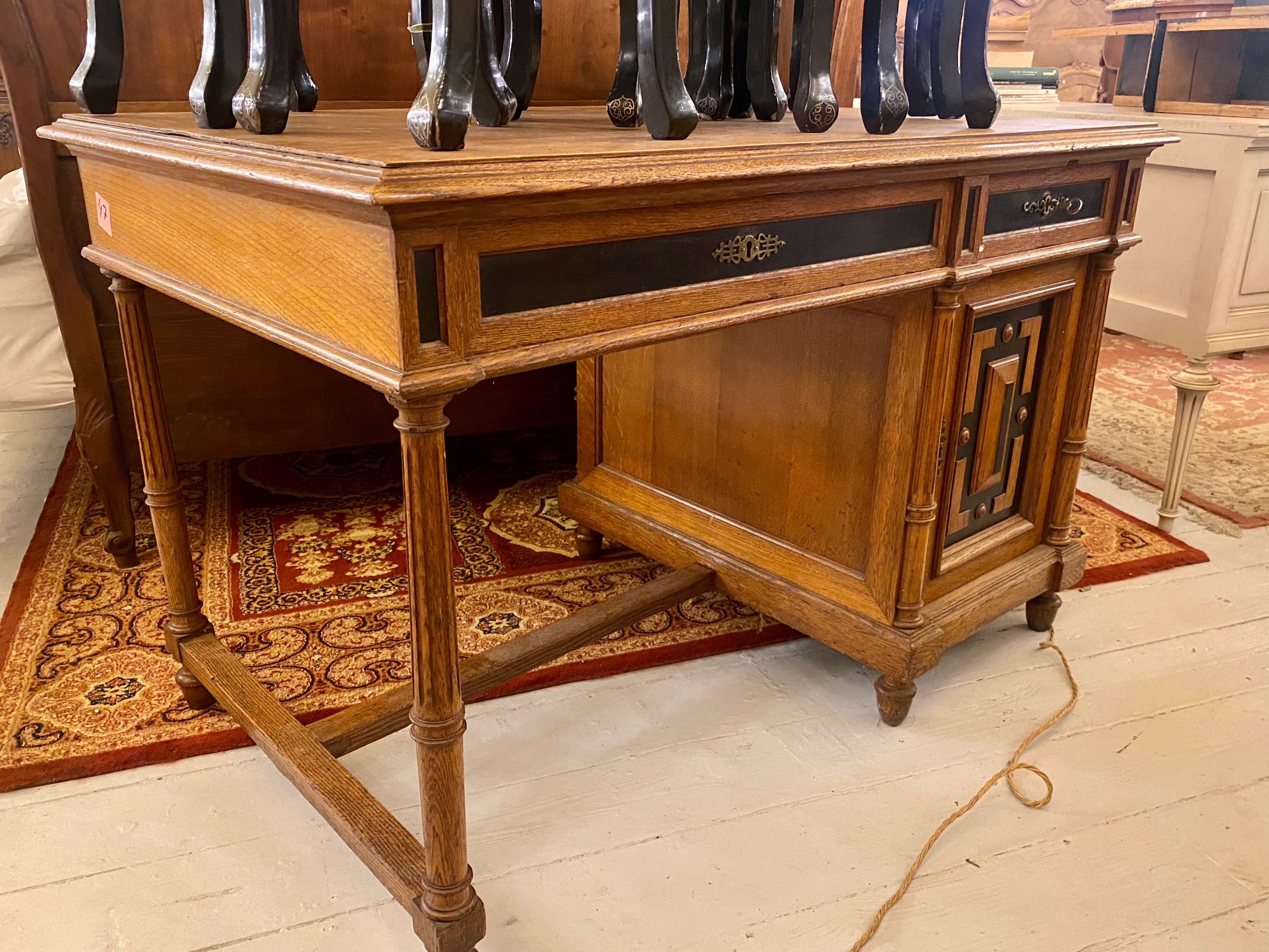 1930's Antique Oak Desk - SOLD