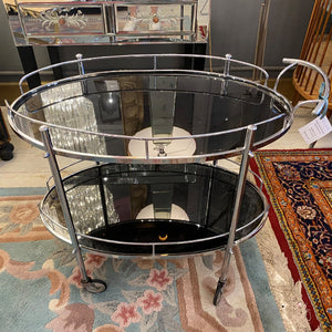 1960's Chrome Drinks Trolley - SOLD