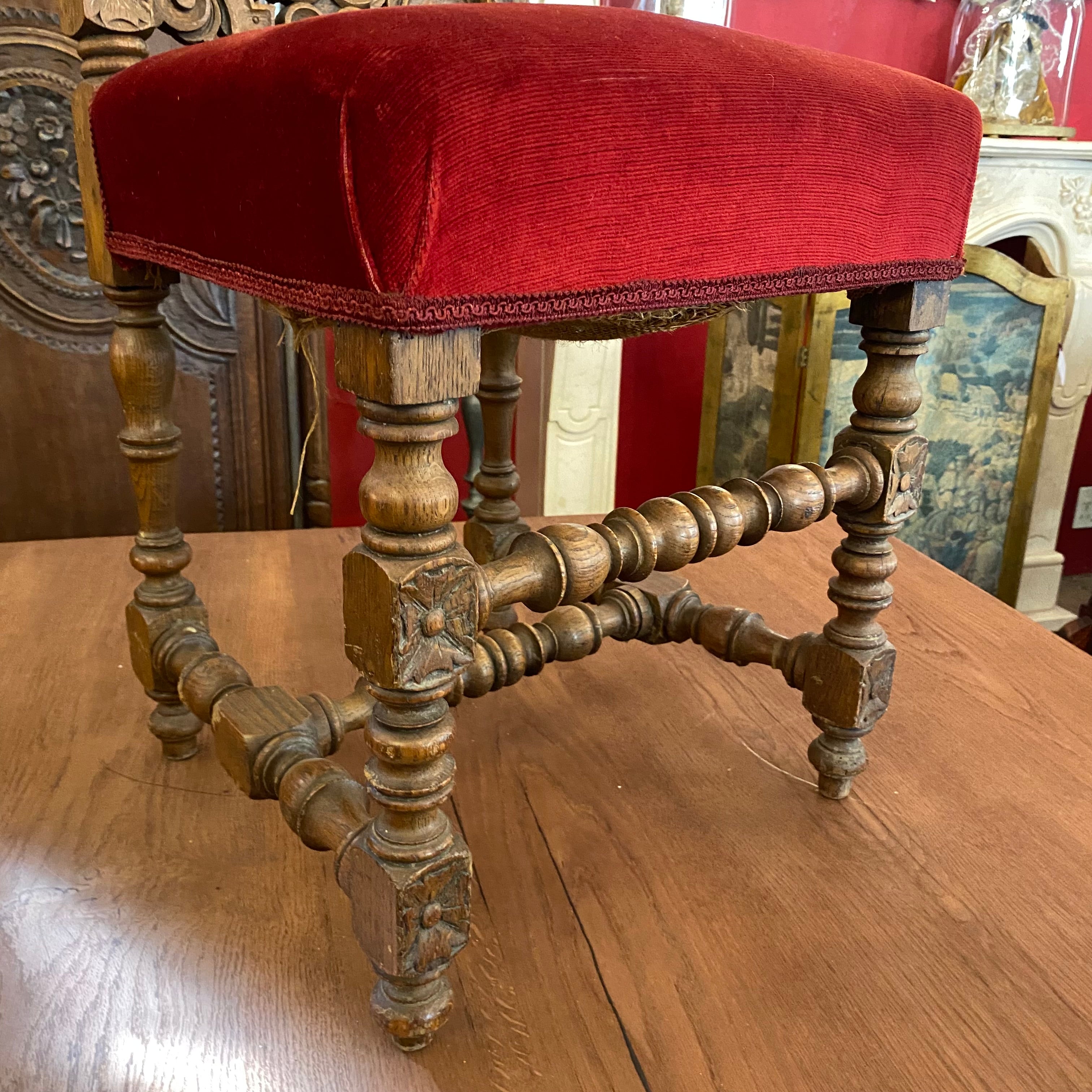 Pair of 19th Century Carved Oak Dining Chairs