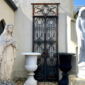 Beautiful Forged Steel Gate with Bronze Castings