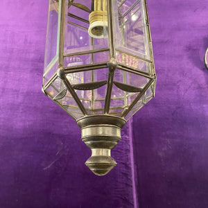 Aged Brass Barrel Lantern