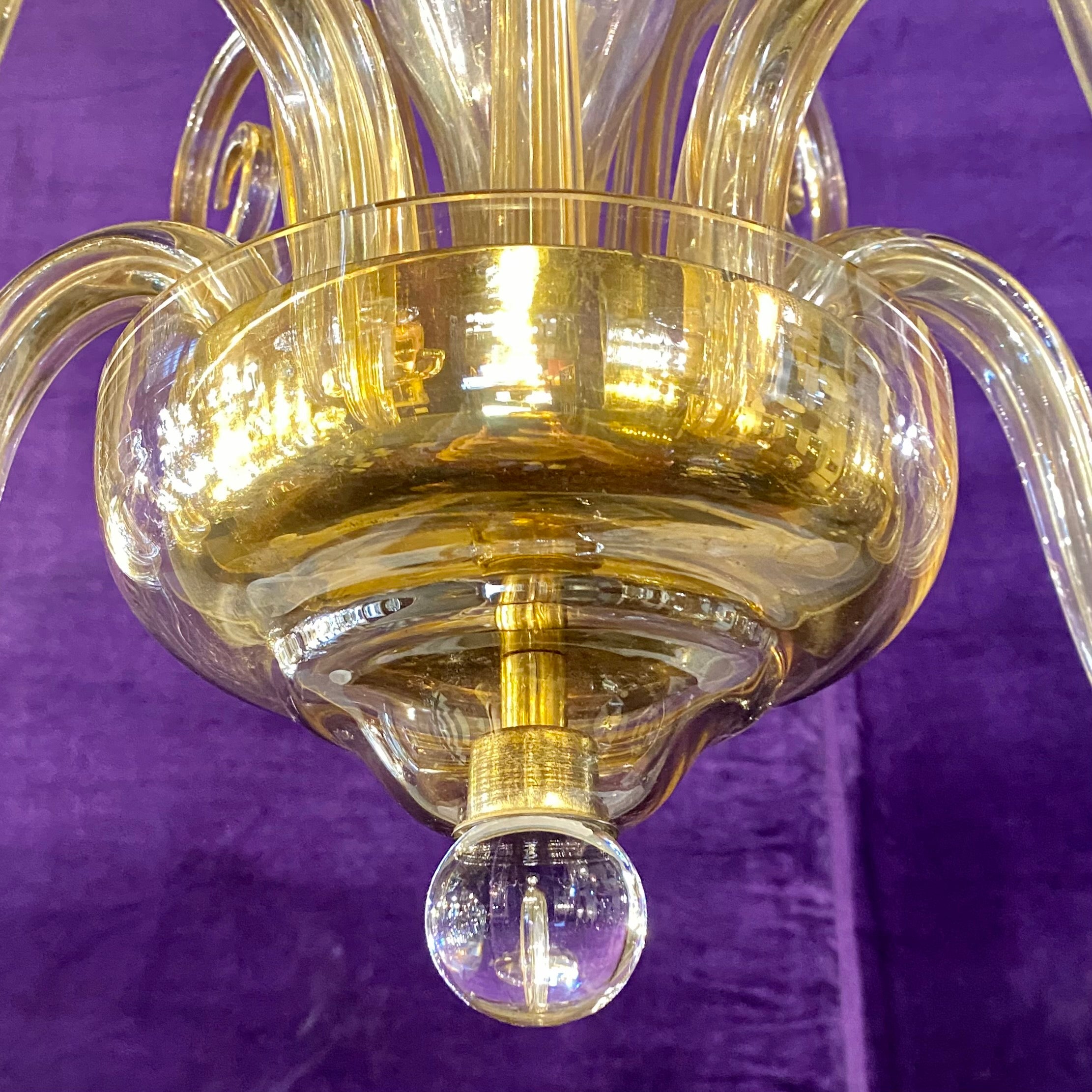 1930's Venetian Glass Chandelier - SOLD