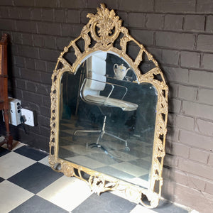 Antique French Beveled Mirror - SOLD