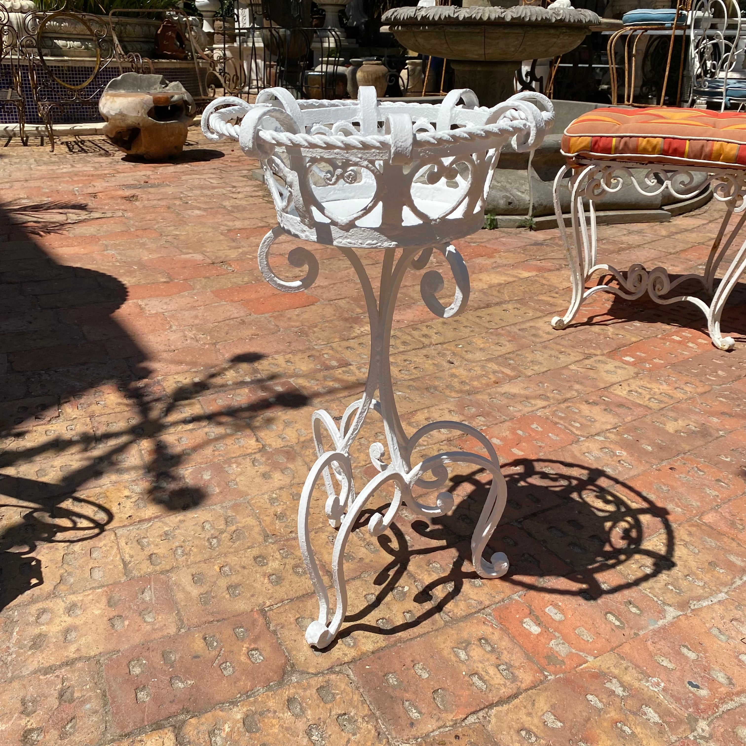 Wrought Iron Plant Stand