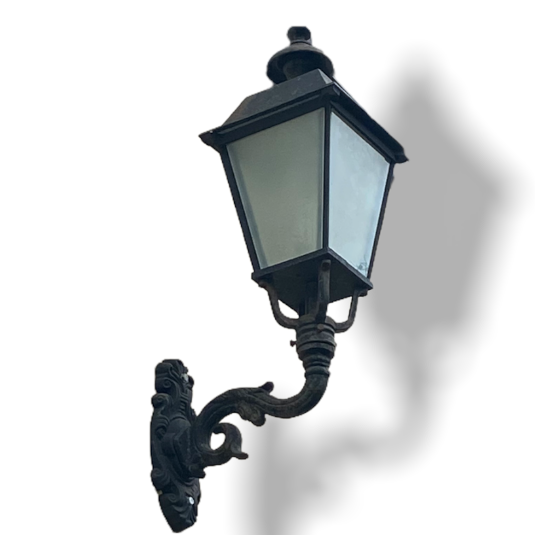 Cast Iron Lantern on Bracket