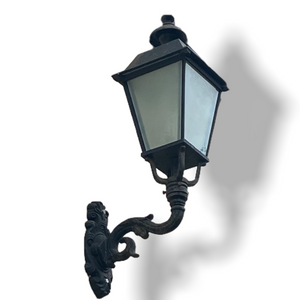 Cast Iron Lantern on Bracket - SOLD