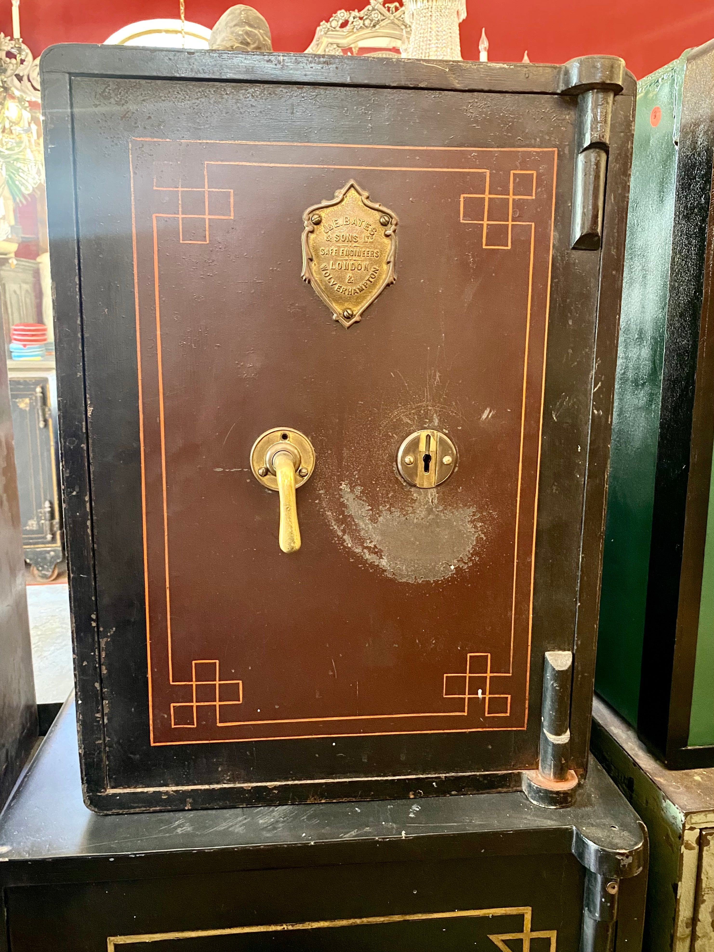 Antique "JE Bates and Sons" Safe - SOLD