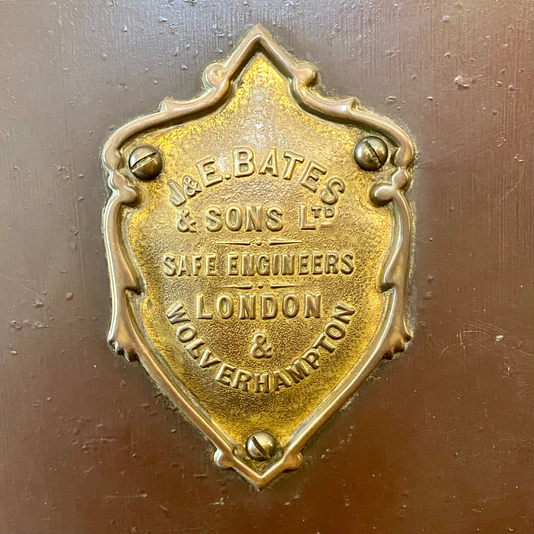 Antique "JE Bates and Sons" Safe - SOLD