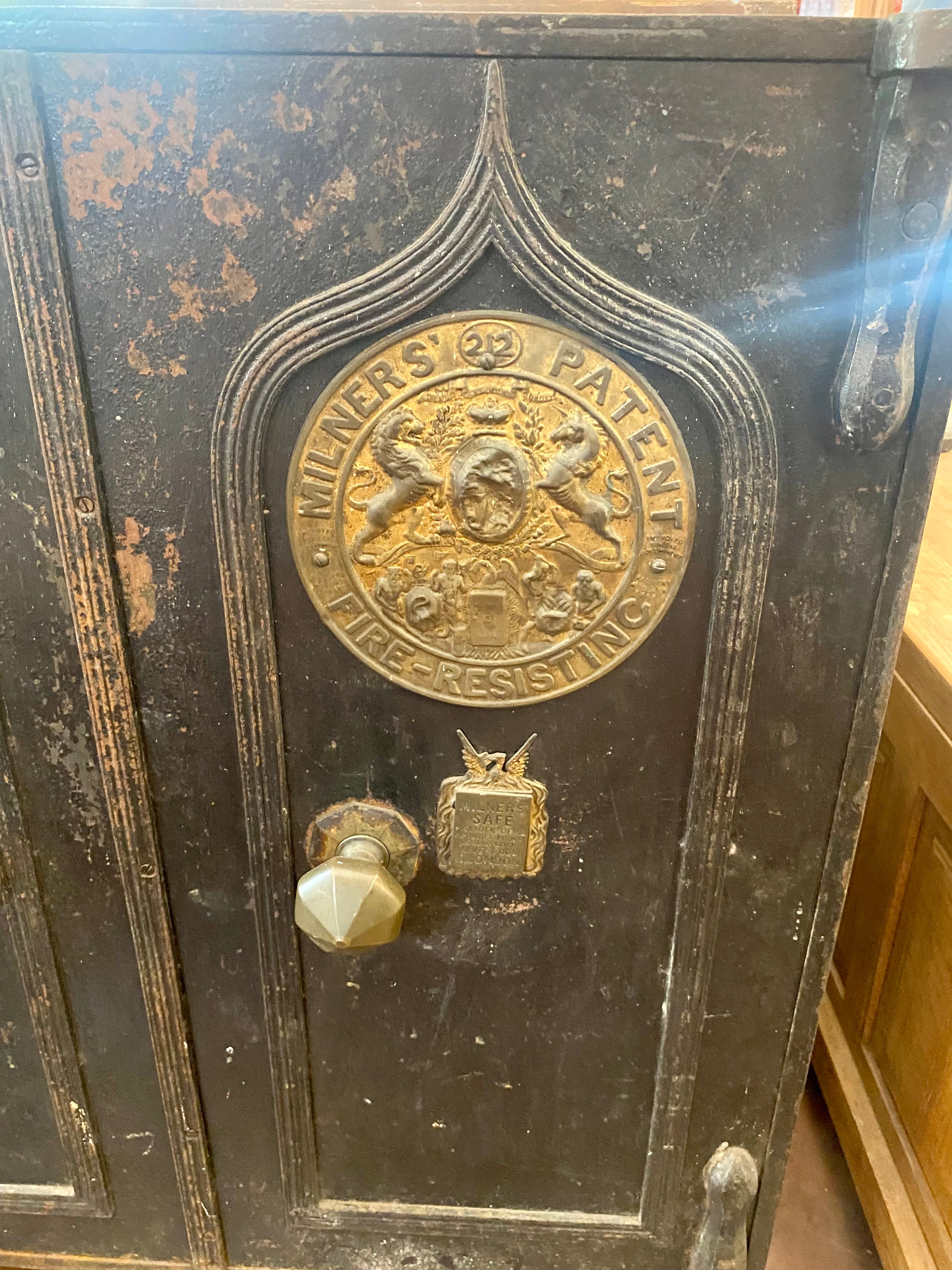 Very Large and Rare Antique Double Door Safe - SOLD