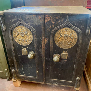 Very Large and Rare Antique Double Door Safe - SOLD