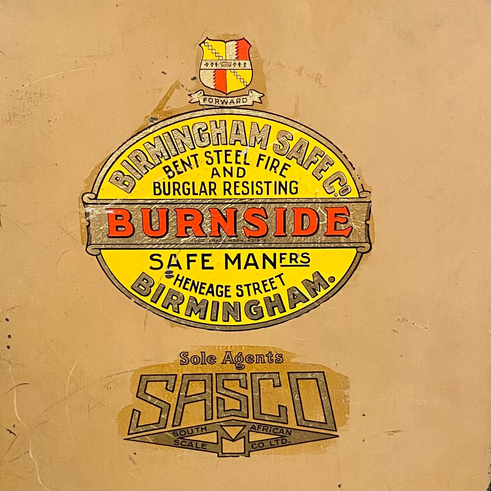 Beautiful Antique Safe by "Birmingham Safe Co" - SOLD